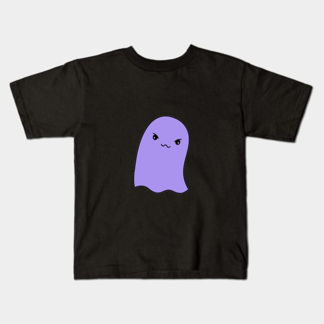 Lila Ghost (Halloween Special) Kids T-Shirt by purpleskies